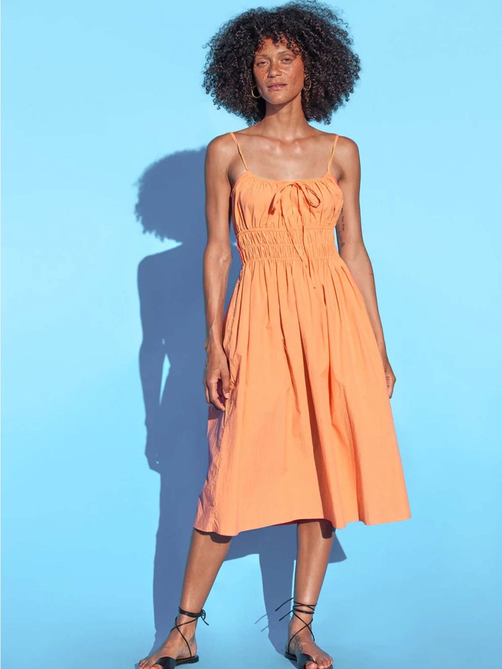 Ciao Lucia Gabriela Dress in Apricot